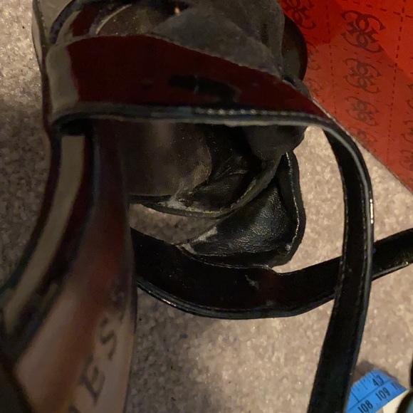 Guess platform open toe black sandals. Size 5.5 - Picture 10 of 10